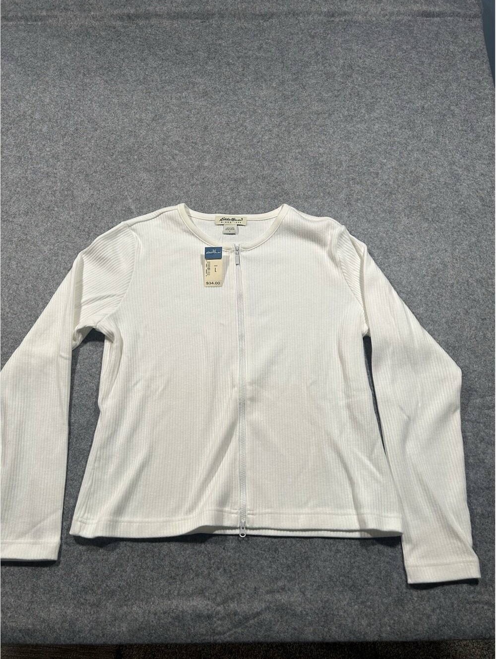 eddie bauer women's Large  Full Zip Cardigan